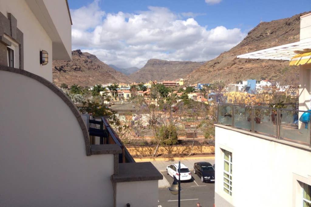Schoene Wohnung Direkt Am Meer Mit Meerblick, Wlan Puerto De Mogan Dış mekan fotoğraf